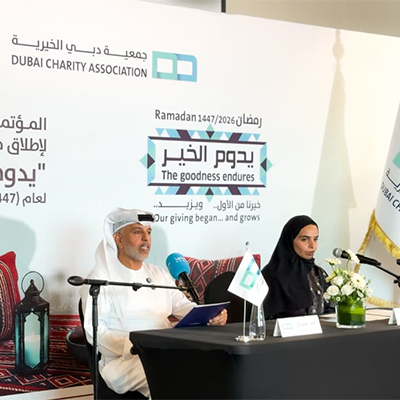 Targeting over 2.5 million beneficiaries across 32 countries worldwide Dubai Charity Association launches its Ramadan campaign “Goodness Endures” for the year 1447 AH / 2026 AD