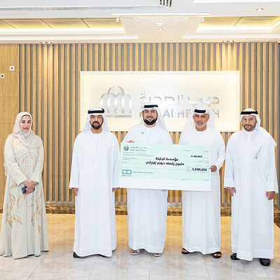 Dubai Charity Association donates AED 1.5 million to support Dubai Health programs and initiatives
