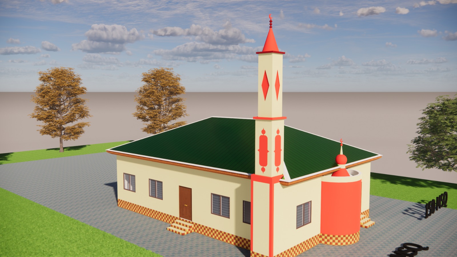 Mosque Of 150 Square Meters